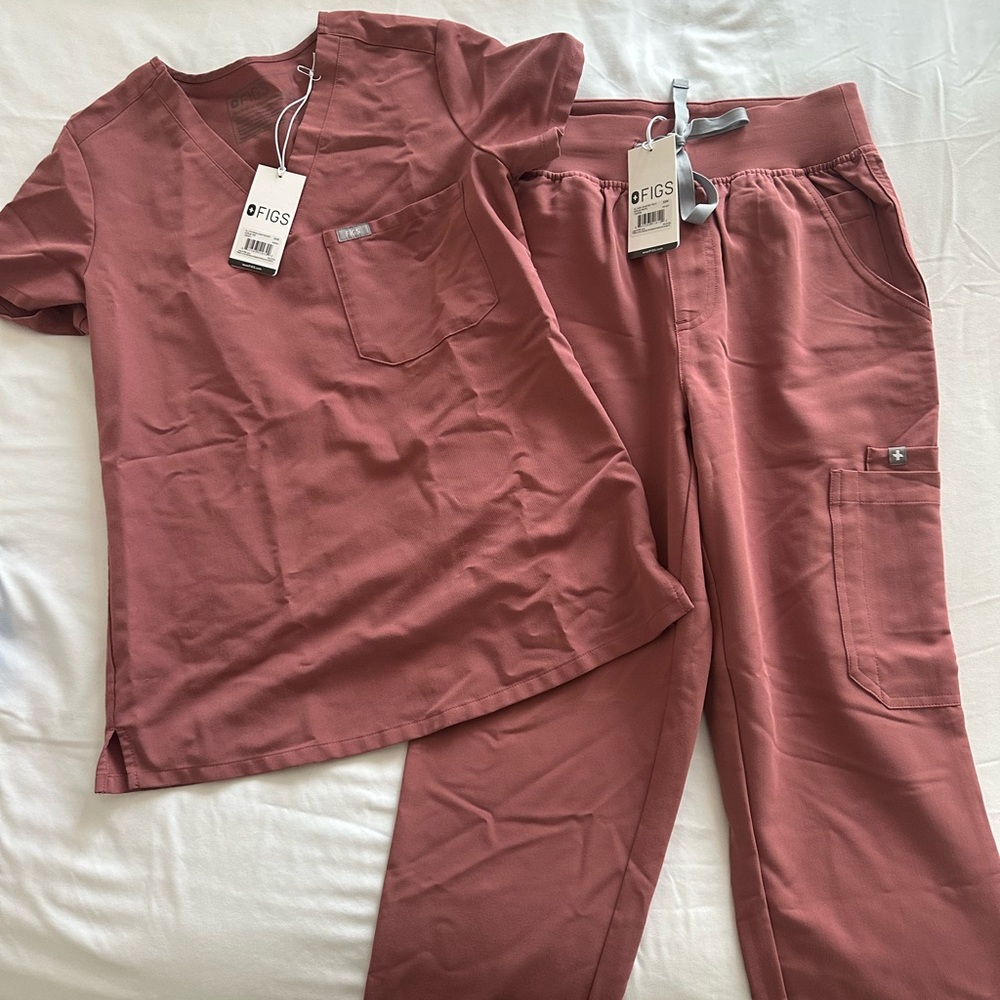 Figs Mauve Scrub Set